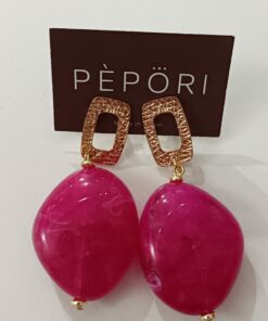 Pendiente Provenza  Fucsia