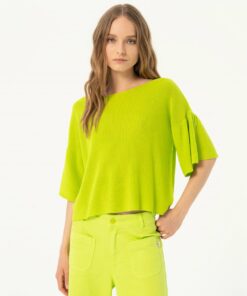 Jersey manga corta avolantada verde