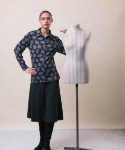 Camisa negro-gris