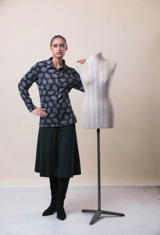 Camisa negro-gris