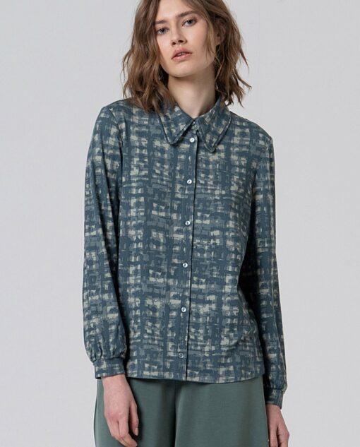 Camisa Azul acero
