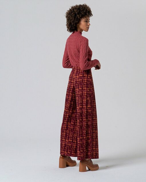 Pantalón ancho Granate - Imagen 2