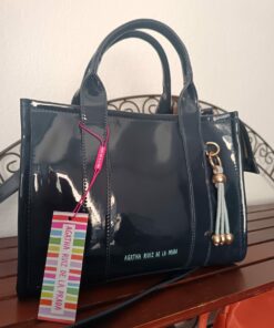 Bolso charol arp azul