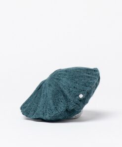 Boina tricot de fantasía Azul petróleo