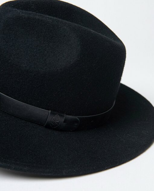 Sombrero fedora Negro - Imagen 2