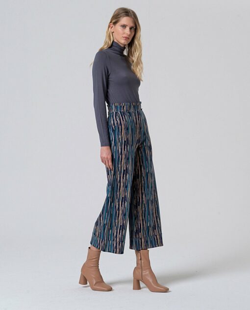 Pantalon recto Azul acero - Imagen 3
