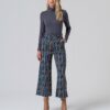Pantalon recto Azul acero