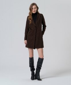 Chaqueta levita Negro