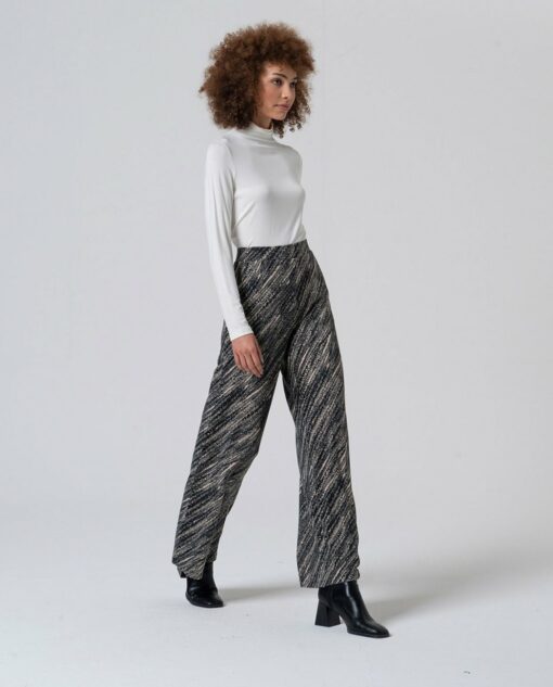 Pantalon amplio Negro - Imagen 3