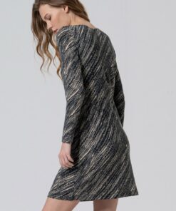 Alternative view of Vestido corto evasé Negro