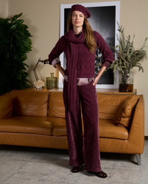 Pantalón ancho Arándano