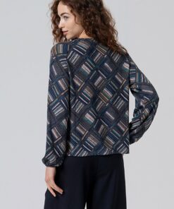 Alternative view of Camiseta con abertura de lagrima en escote Azul