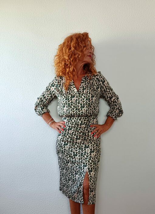 Falda midi satinado Amazonas - Imagen 2