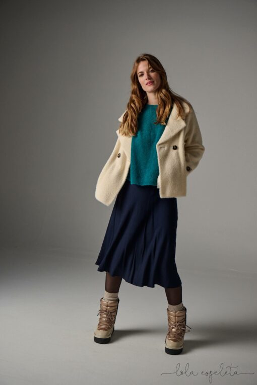 Chaqueta pelito beige