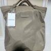 Mochila de nylon fruncida