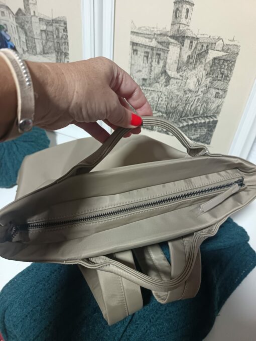Mochila de nylon fruncida - Imagen 3