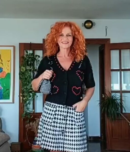 Rebeca negro, M/C, stras
