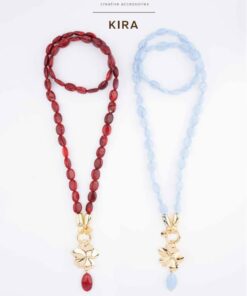 Collar largo. Flor
