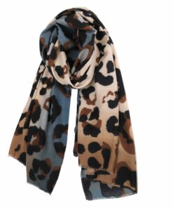 Bufanda print, azul