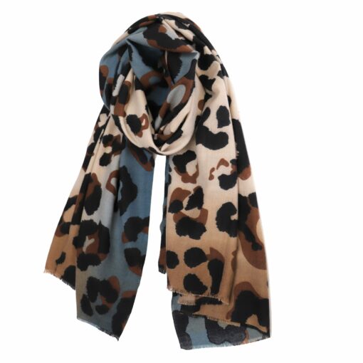 Bufanda print, azul