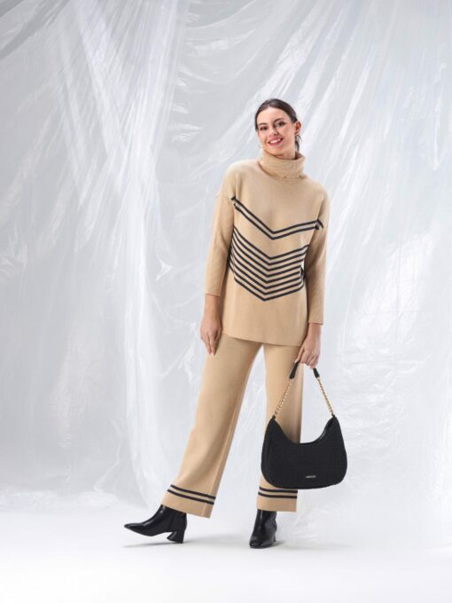 Conjunto camel/azul