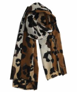 Bufanda print naranja