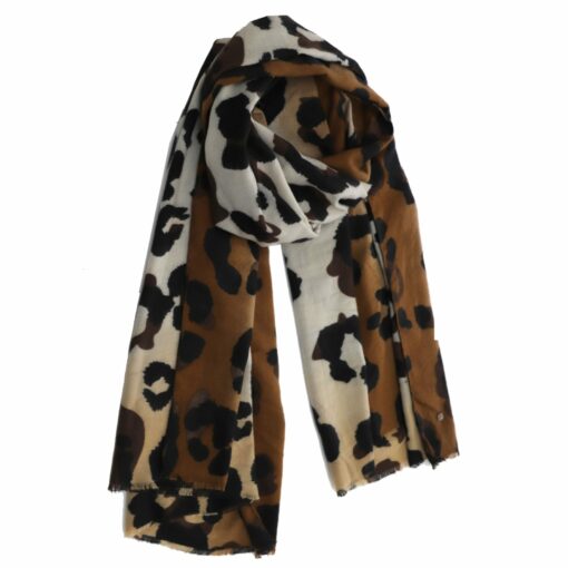 Bufanda print naranja