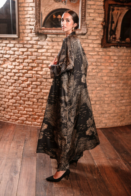 Conjunto Cúrcuma Kurta Negro, 3 piezas - Imagen 3