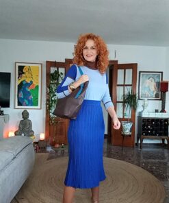 Alternative view of Falda retenidas azul