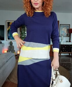 Alternative view of Falda intarsia