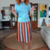 Falda listada