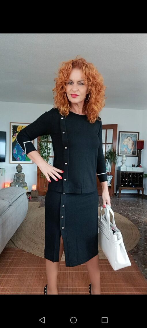 Jersey tachas negro - Imagen 2