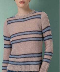 Alternative view of Jersey de con jacquard de cuadros. Azul