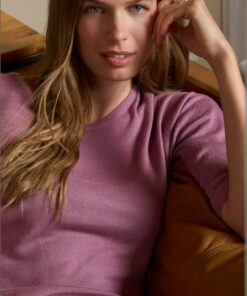 Alternative view of Jersey manga 3/4 Malva Empolvado