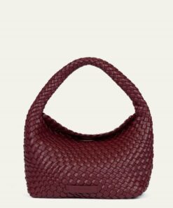 Bolso de hombro trenzado Chocolate