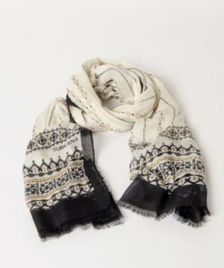 Pañuelo rectangular estampado