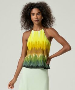 Top tirantes escote halter Oliva