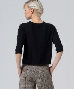 Alternative view of Jersey manga 3/4 negro