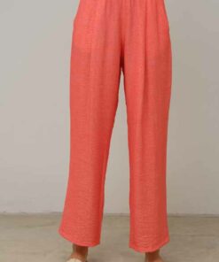 Pantalón estampado denim