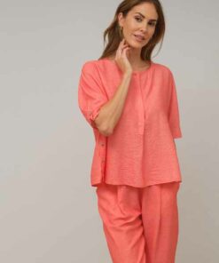 Blusa detalle manga con botón