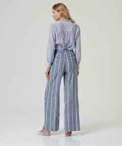 Alternative view of Pantalón ancho. Marino