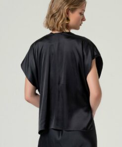 Alternative view of Blusa anudada Negro