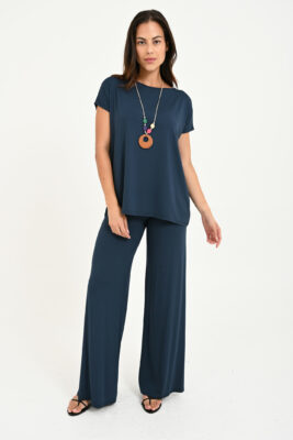 Camiseta ancha collar