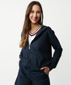 Chaqueta capucha felpa