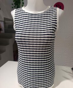 Chaleco rayas bicolor marino