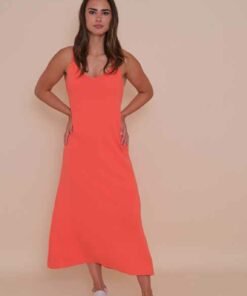 Vestido tirantes cruzado espalda