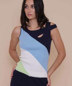 Top intarsia conjunto