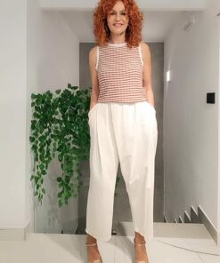 Pantalón asimétro felpa