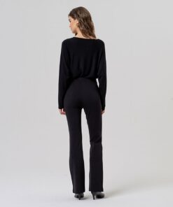 Alternative view of Pantalón estilo flare Negro