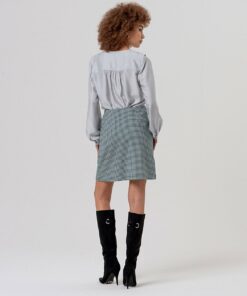 Alternative view of Falda corta Gris